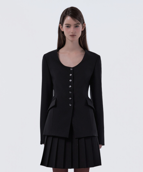 Emma Round Neck Jacket