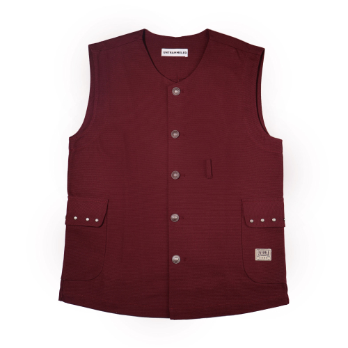 VINTAGE WORKWEAR жилет - BURGUNDY