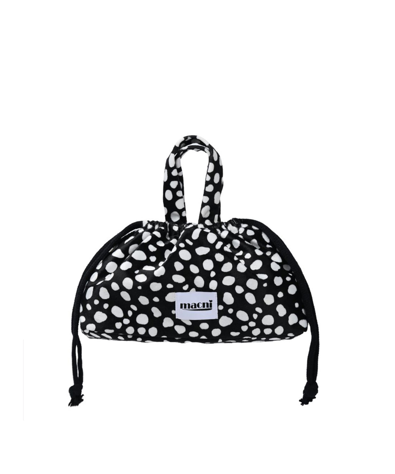 PEBBLE DOT STRING PUFFY BAG DOT