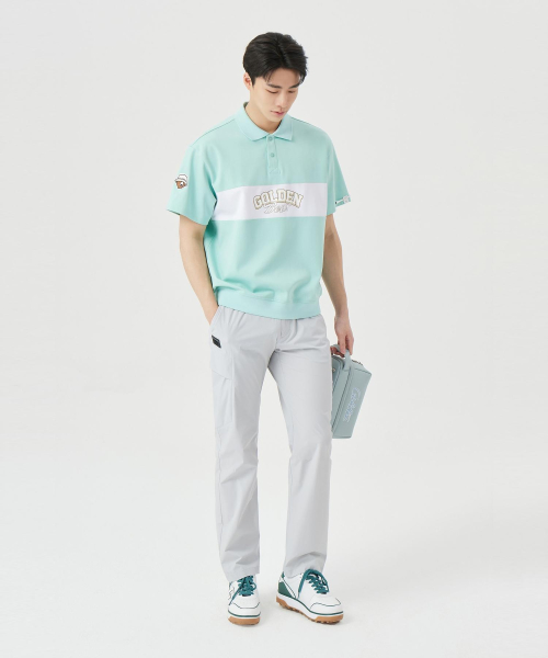 (M) Hidden Pocket Straight Pants G4PAM26201GYX