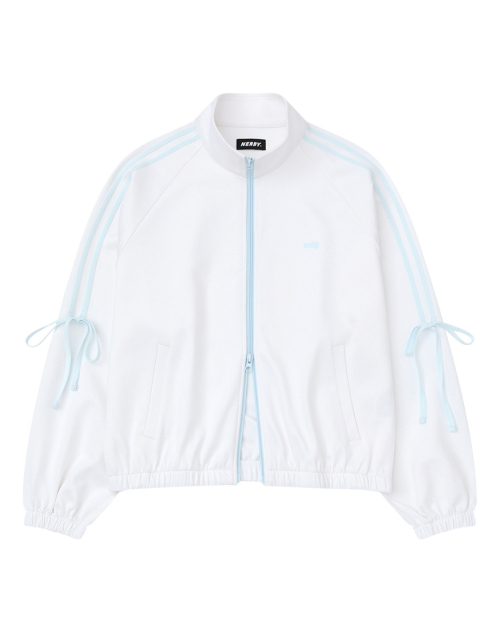 Спортивный топ с бантом White