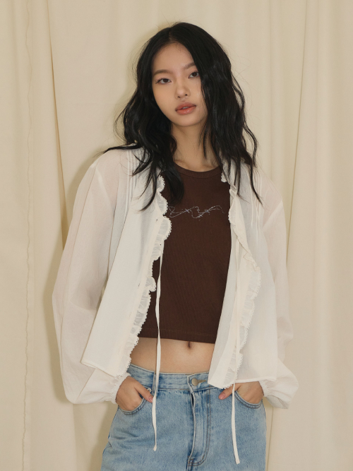 Блузка Refined Pintuck (Cream Beige)
