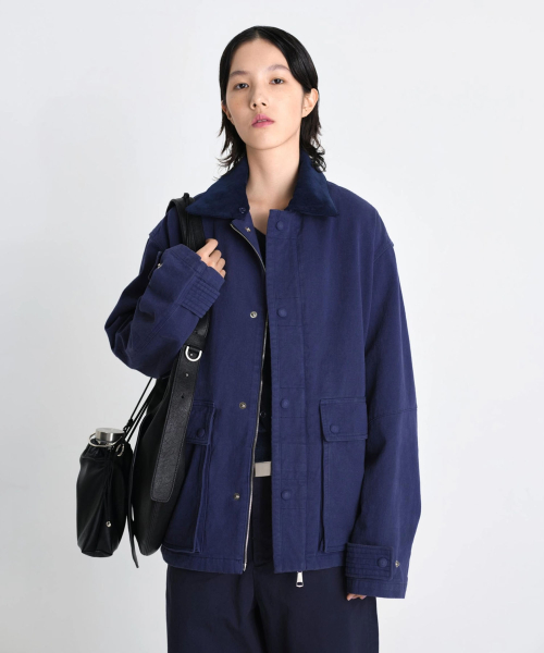W Sui washed carpenter куртка nocturne синий
