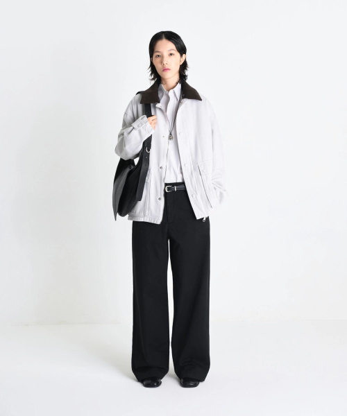 W Sui washed carpenter куртка chalk