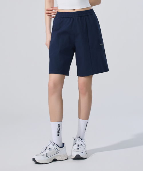 Женские шорты из сирсакера 4.5 (D/NAVY)