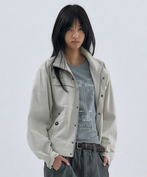 Washed Everyday куртка Greyish бежевый