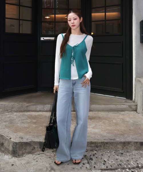 Широкие джинсы Master Fit 26SS Ice Blue