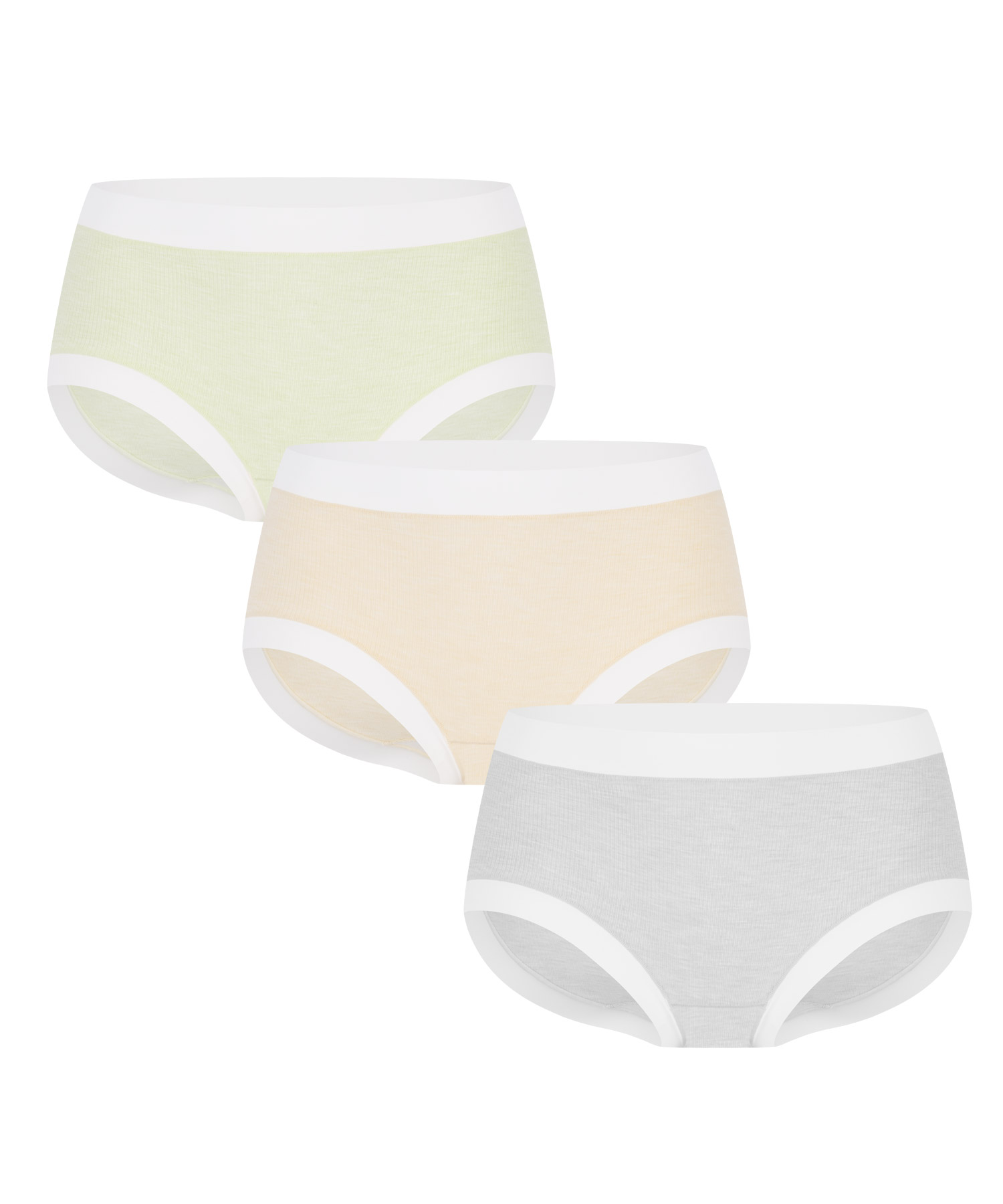 [3PACK] Базовые мягкие трусы меланж