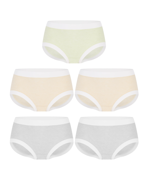 [5PACK] 에센셜 멜란지 소프티 팬티