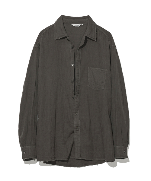 Рубашка Pigment Low Natural Khaki