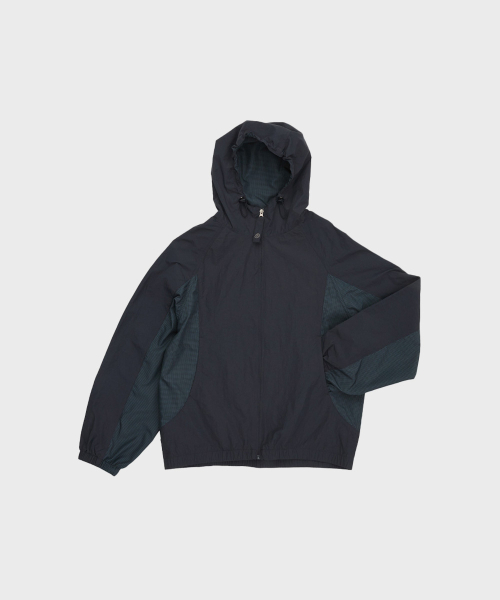 NYLON HOOD WINDBREAKER NAVY