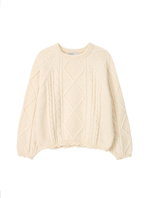 Lumière Cable Knit (ivory)