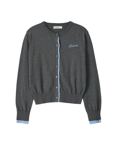 Lumière Line Cardigan (melange gray)