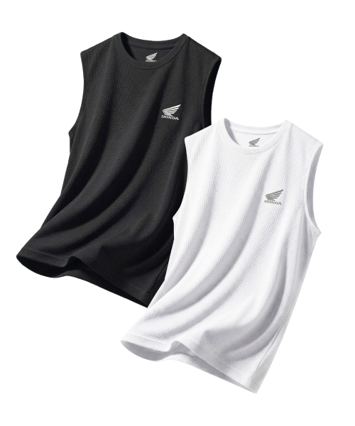 [2Pack] Speed Cool Mesh Sleeveless White & Black