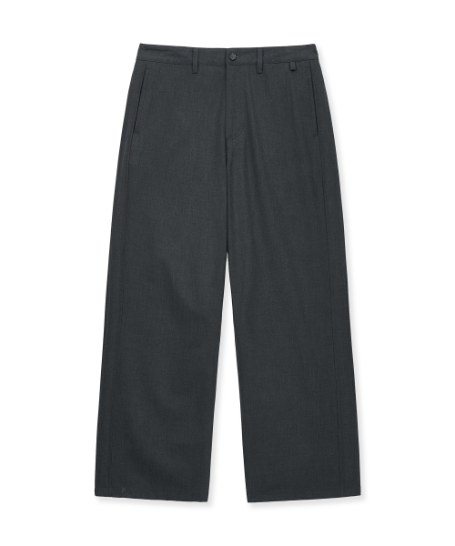 DRAPED DRESSER PANTS (CHARCOAL)