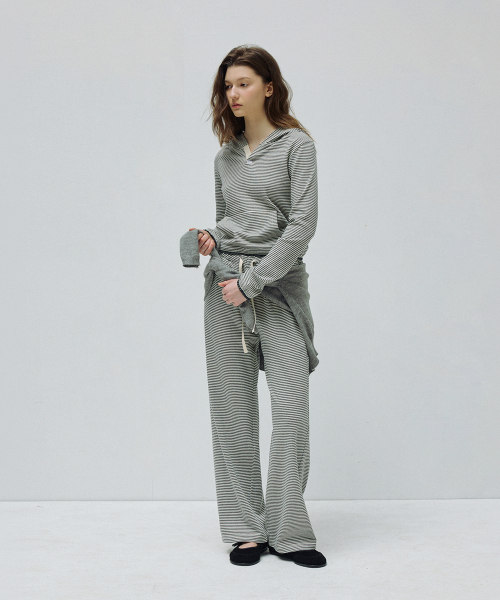 Худи Emotional Lace Gray Stripe