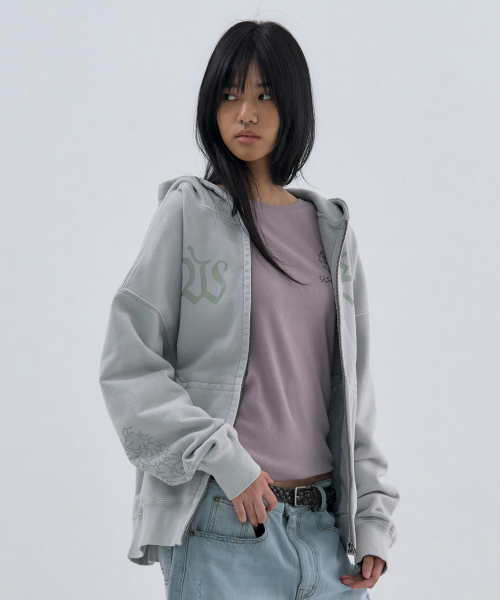 HOWtoWB Zipup Hoodie Grey