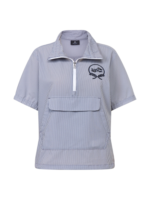 Легкий анорак с коротким рукавом CO Cool Seersucker L_Dark Navy