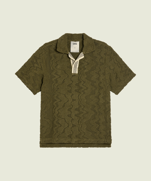 Вязаная рубашка Fine Verve Palmer - Khaki / 1871504KH