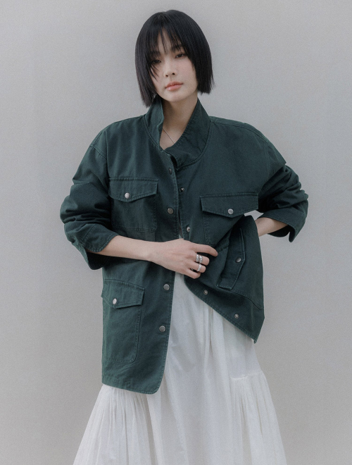 Куртка Silent Washed (Teal Green)