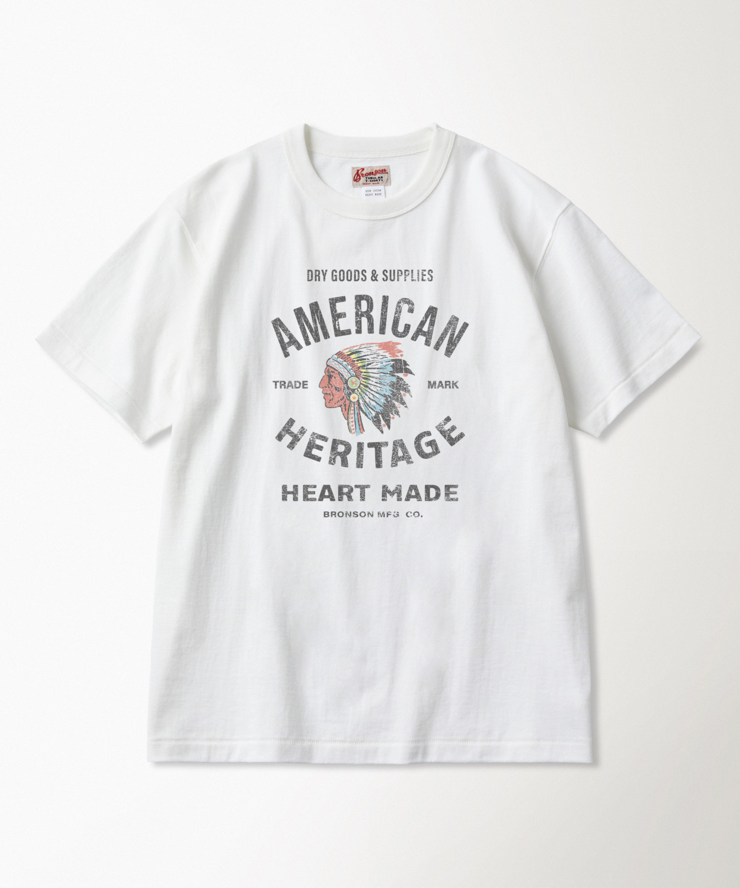 Native Chief Loopwheeled Graphic Tee White
