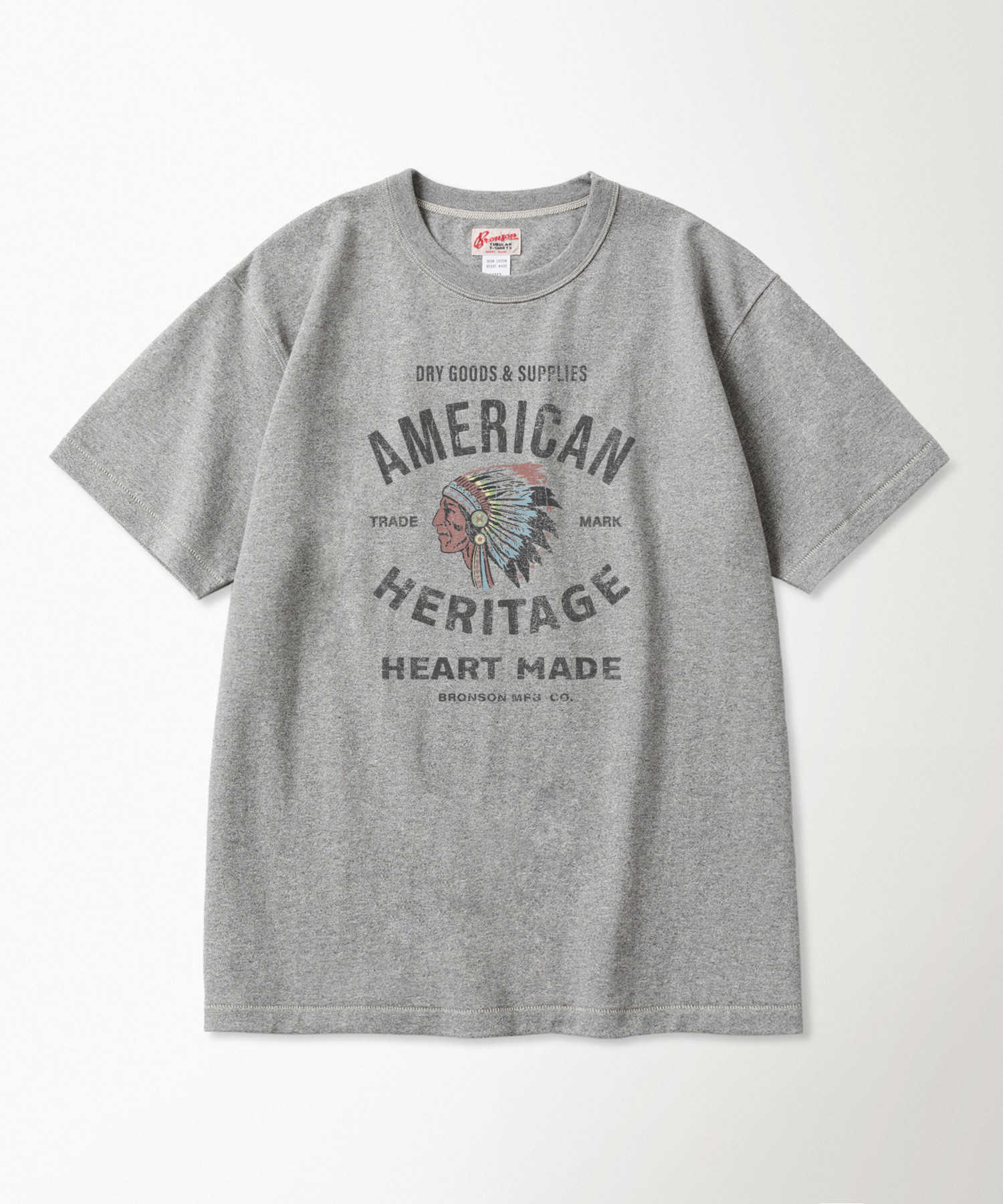 Native Chief Loopwheeled Graphic Tee Melange