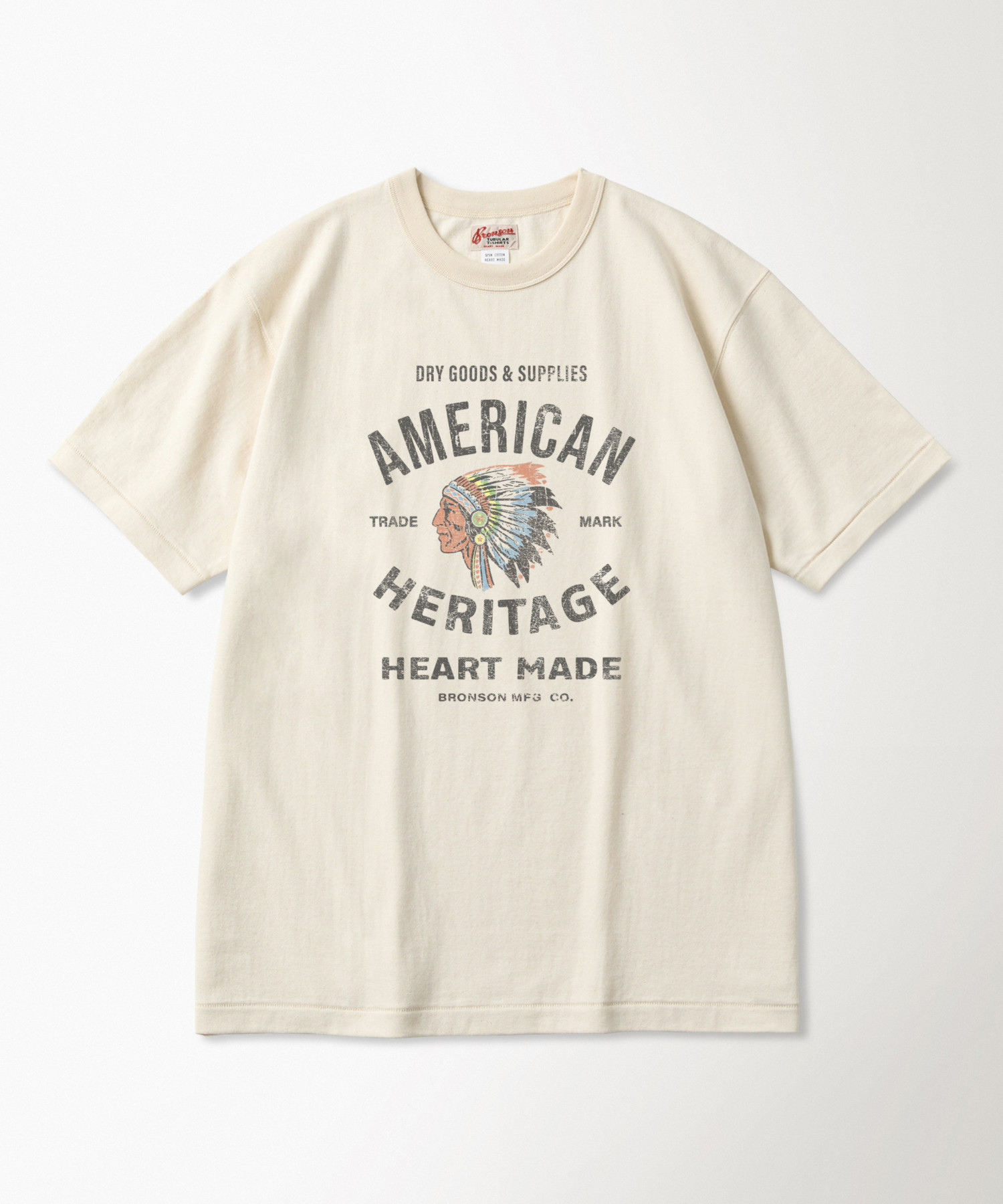 Native Chief Loopwheeled Graphic Tee Apricot