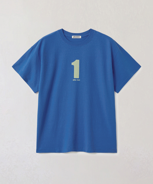 Men Number Tee - Blue