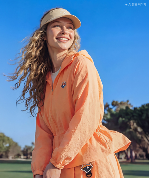 Grid Peplum Hoody Jacket G5UAM26211ORX