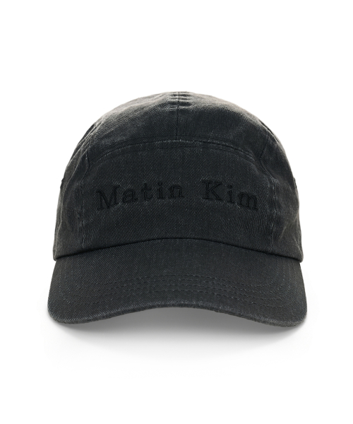 MUSINSA公式 | MATIN KIM MATIN WASHED CAMP CAP IN BLACK