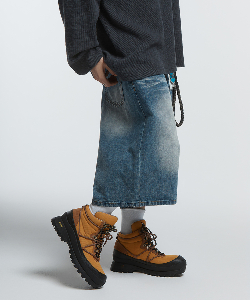 Denim Bermuda Pants