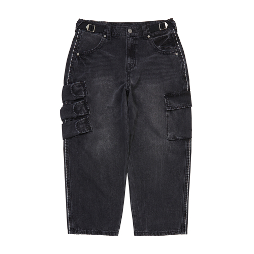 BULLET POCKET DENIM PANTS MK3 WASHED BLACK