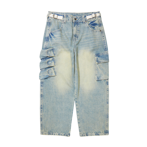 BULLET POCKET DENIM PANTS MK3 LIGHT INDIGO
