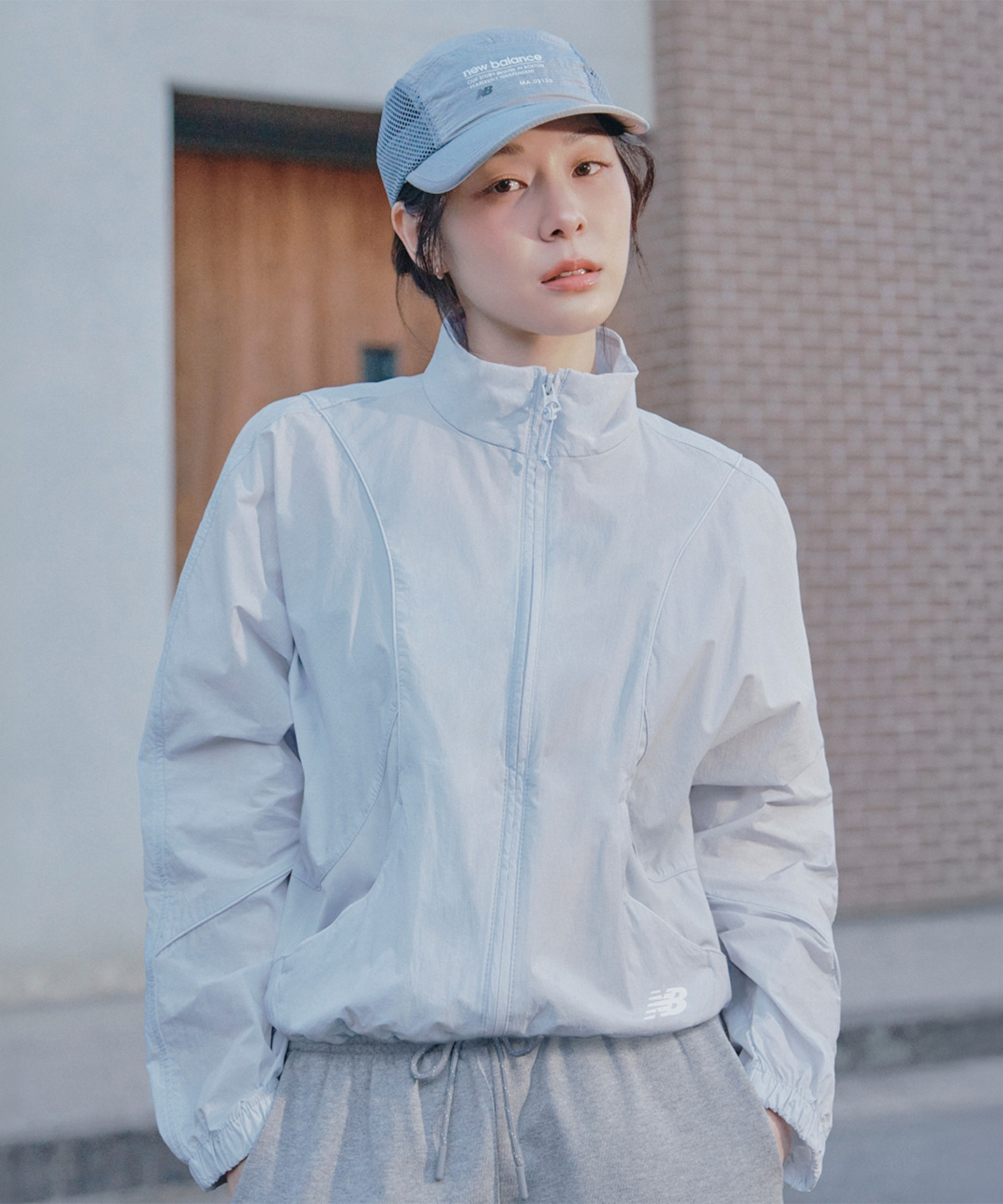Женская лёгкая куртка-стойка Essential NBNAG2W412 Light Blue