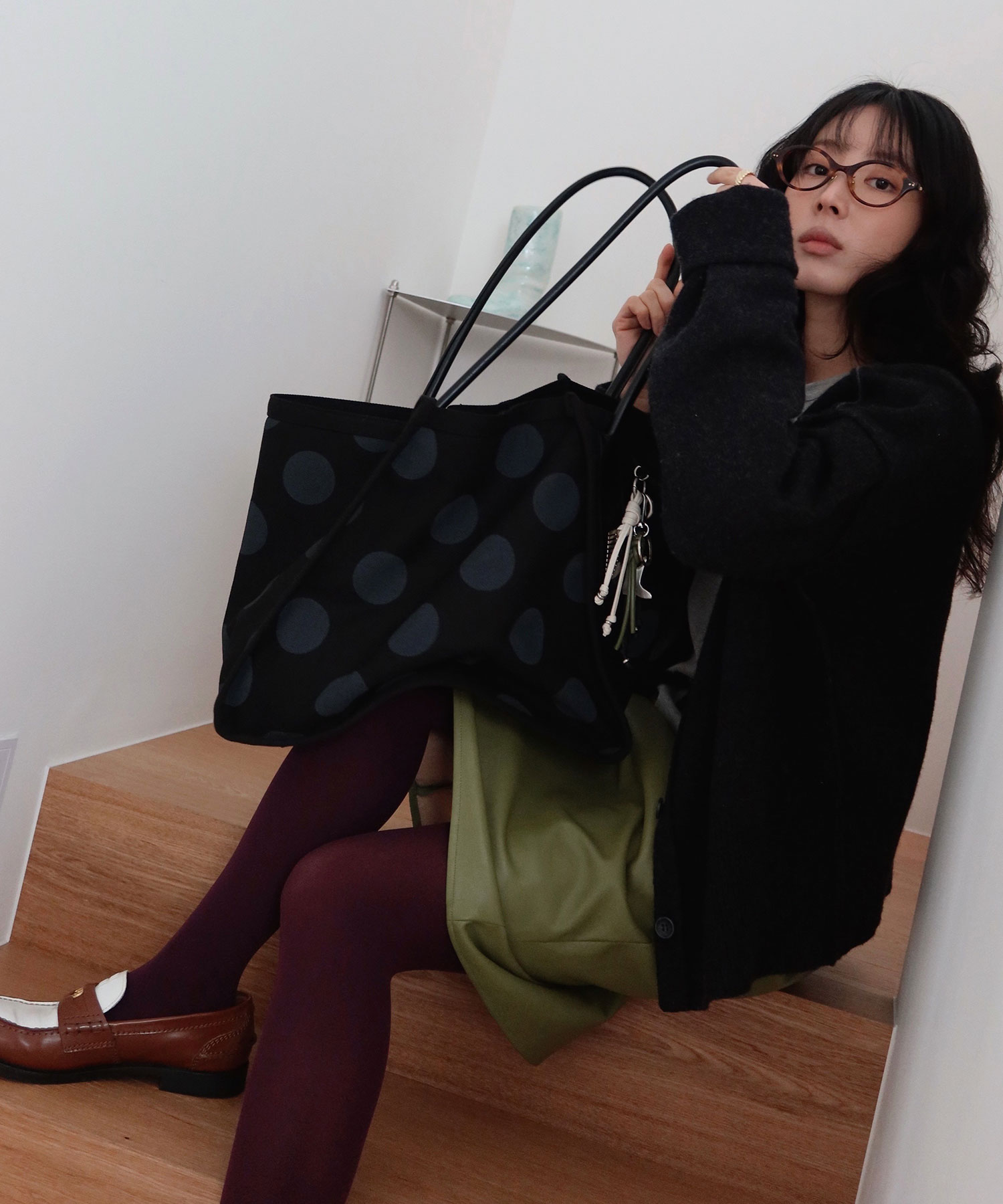 sio dot canvas bag