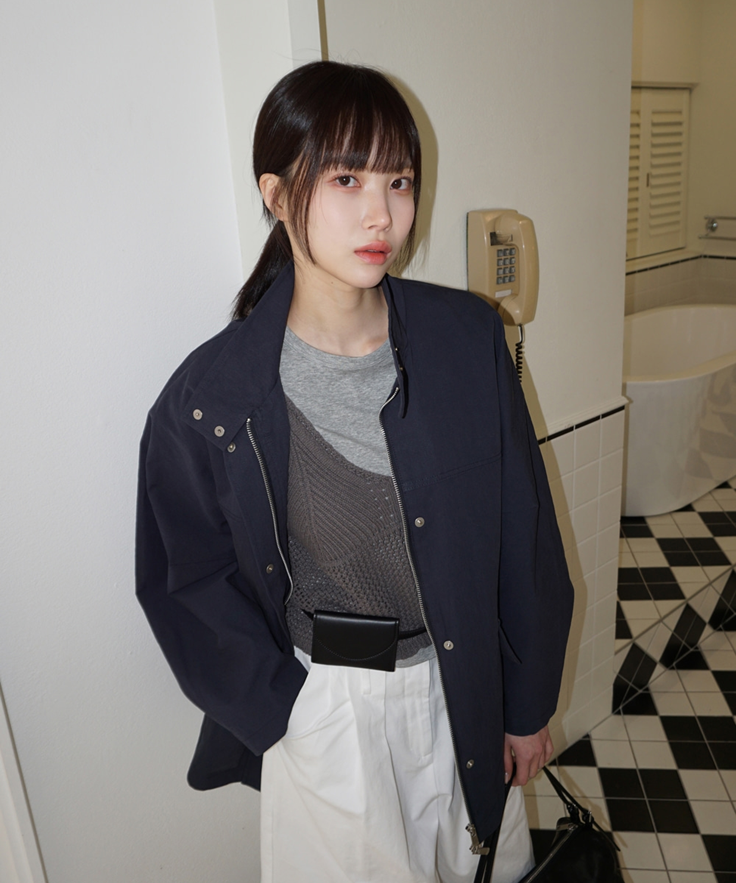(woman) Полупарка Field Harrington_Navy