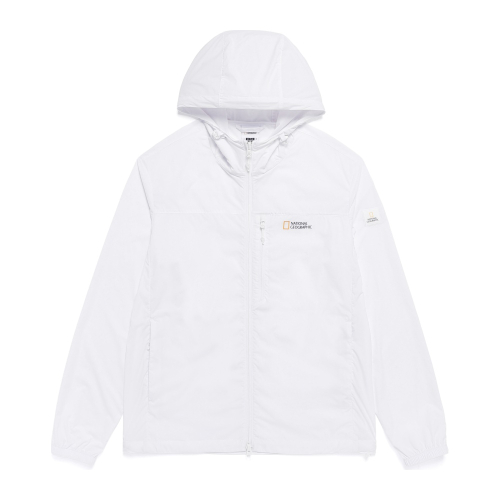 Ветровка на молнии с капюшоном N262UJP910 Wallace WHITE