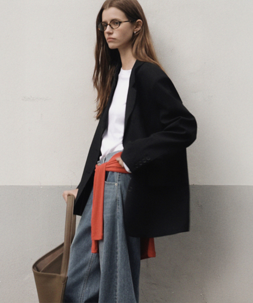 Signature Single-Button Tailored Jacket