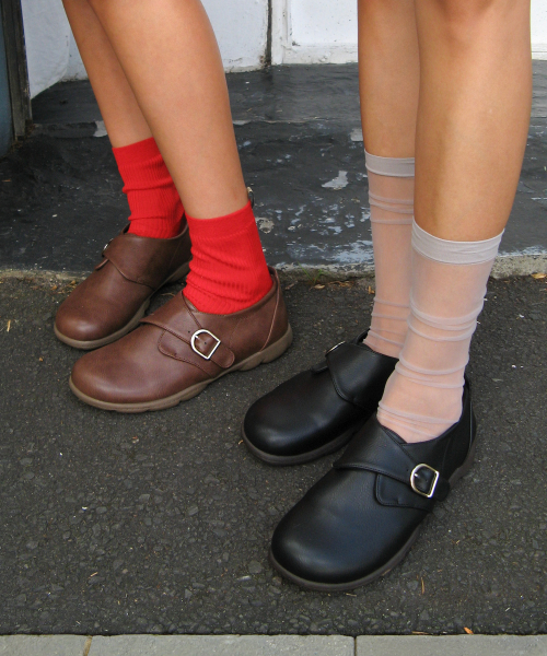 Monk 0043. Belted Loafers - 2colors