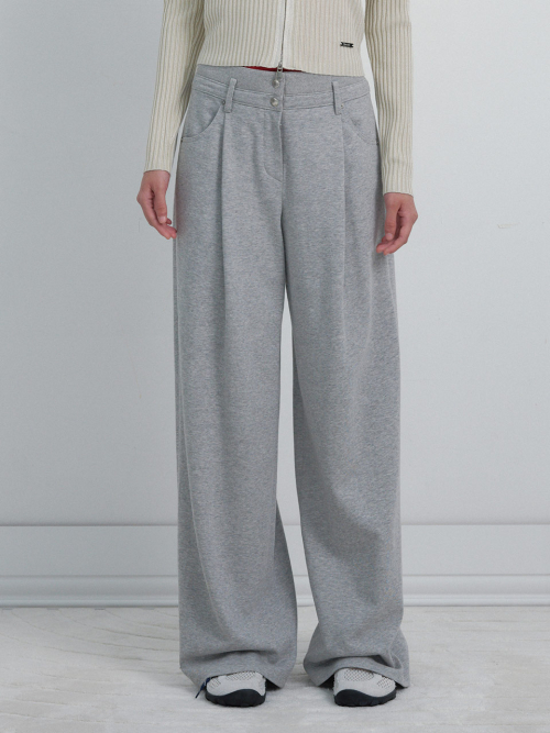 belt loop tuck jersey брюки VW6SL272_2color