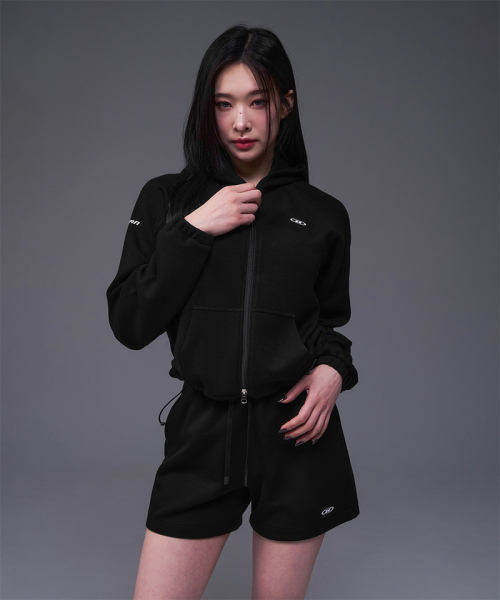 w символ b tech худи ZIP-UP [black]