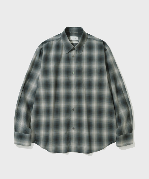 super легкий navona check рубашка (grey)