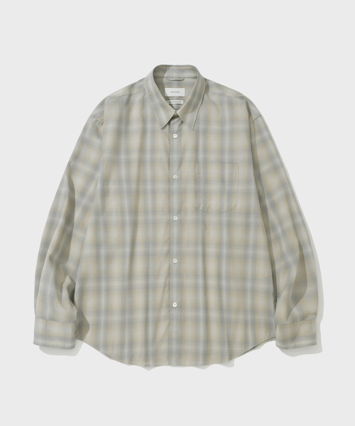 super легкий navona check рубашка (beige)
