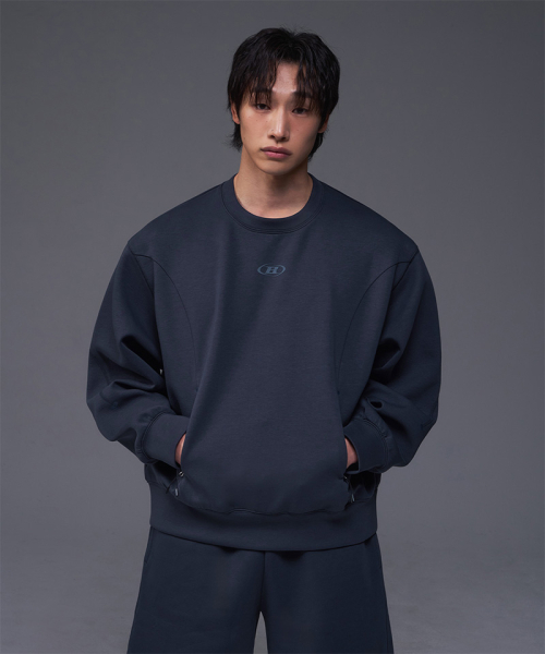 символ b tech crewneck [navy]