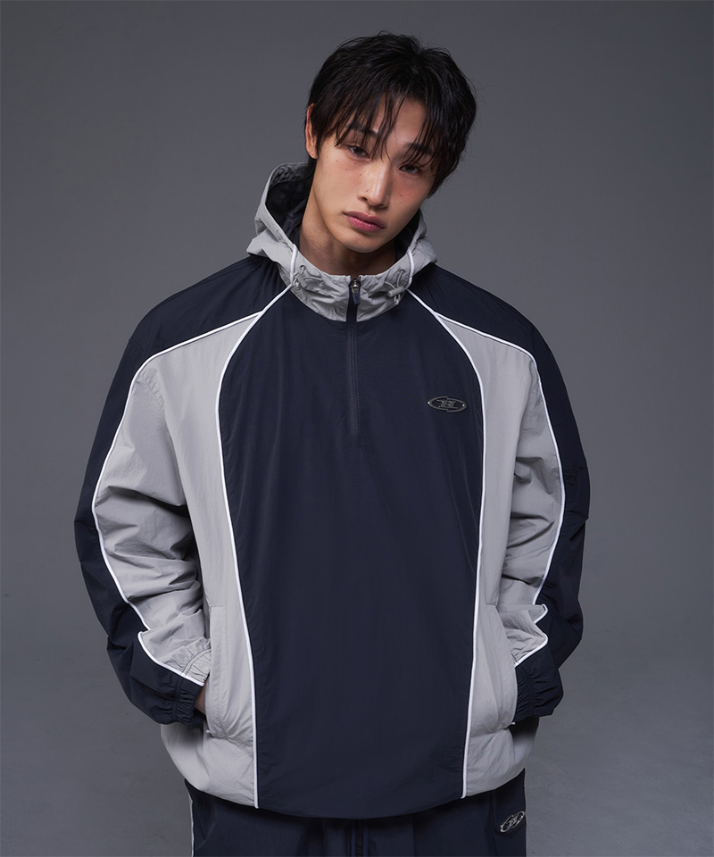 нейлон block anorak куртка [navy]
