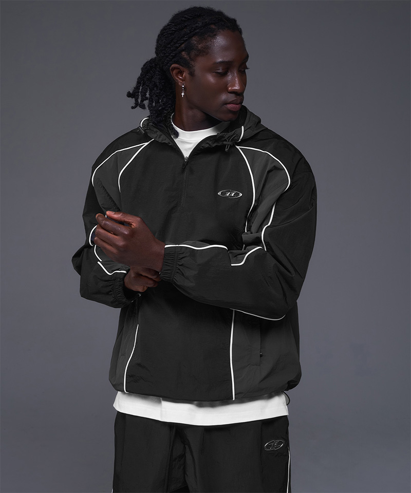 нейлон block anorak куртка [black]