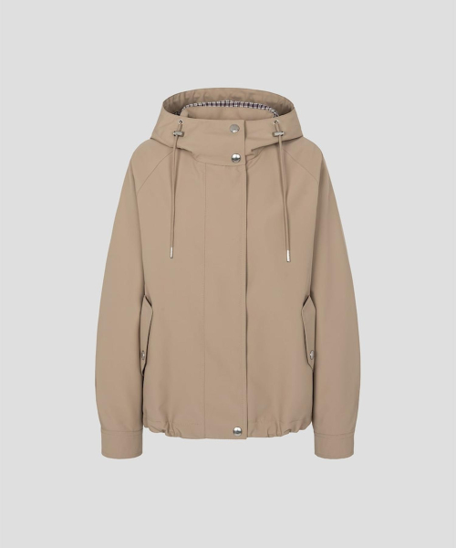 Объемный худи из полиэстера Beige (BF6239C04A)