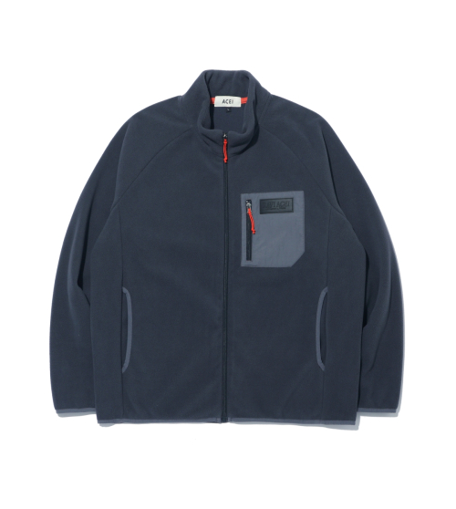 Флисовая куртка Urban с контрастным карманом Grey
