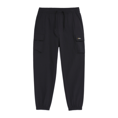 Джоггеры-карго N262UPT940 Adelie стрейч охлаждающие semi-overfit BLACK