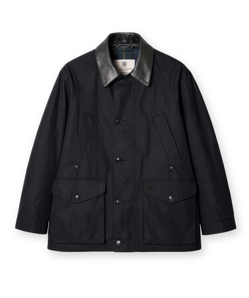 waxed hunting куртка (black)